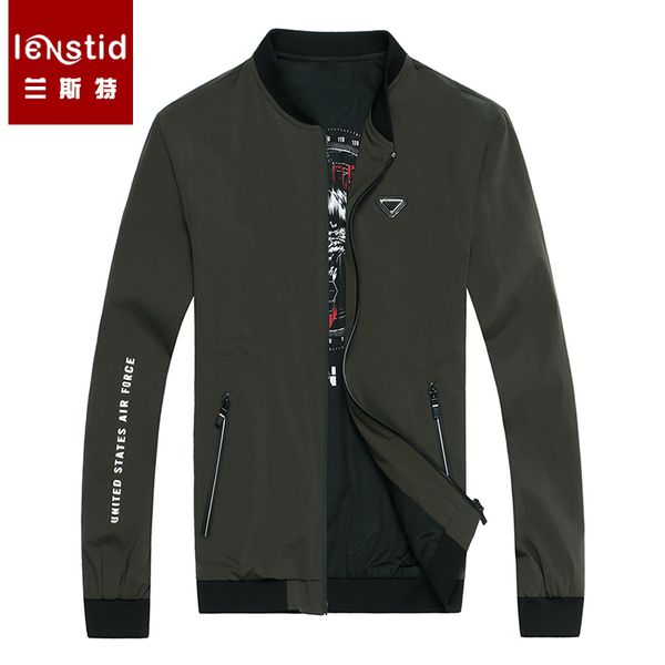 lenstid 2018 autumn jacket men fashion casual bomber jackets short slim fit coats windbreaker brand clothes 8715#, Black;brown
lenstid 2018 autumn jacket men fashion casual bomber jackets short slim fit coats windbreaker brand clothes 8715#, Black;brown
