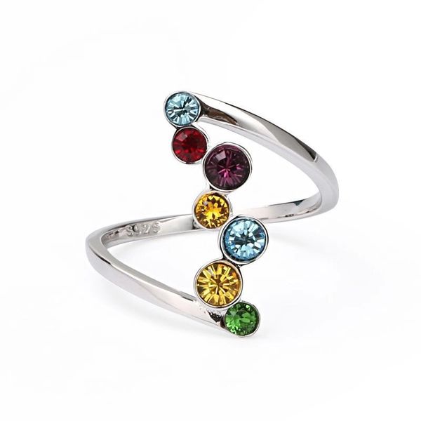 colorful crystal zircon stone rainbow silver color rings for women fashion wedding engagement jewelry gift, Slivery;golden
colorful crystal zircon stone rainbow silver color rings for women fashion wedding engagement jewelry gift, Slivery;golden
