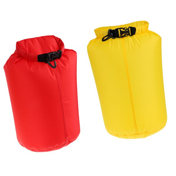 2pcs 10l waterproof dry bag sack pouch for kayak swimming rafting red+yellow 
2pcs 10l waterproof dry bag sack pouch for kayak swimming rafting red+yellow