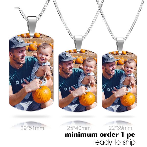 personalized image p necklaces full colored picture solid stainless steel dog tag for women men pendant custom gift, Silver
personalized image p necklaces full colored picture solid stainless steel dog tag for women men pendant custom gift, Silver