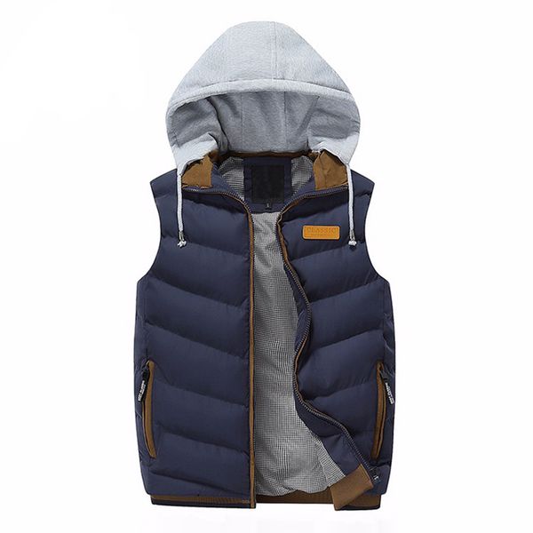 winter men jackets casual thick vests men sleeveless hoodie fashion coats male warm cotton-padded waistcoat colete size xxxl, Black;white
winter men jackets casual thick vests men sleeveless hoodie fashion coats male warm cotton-padded waistcoat colete size xxxl, Black;white