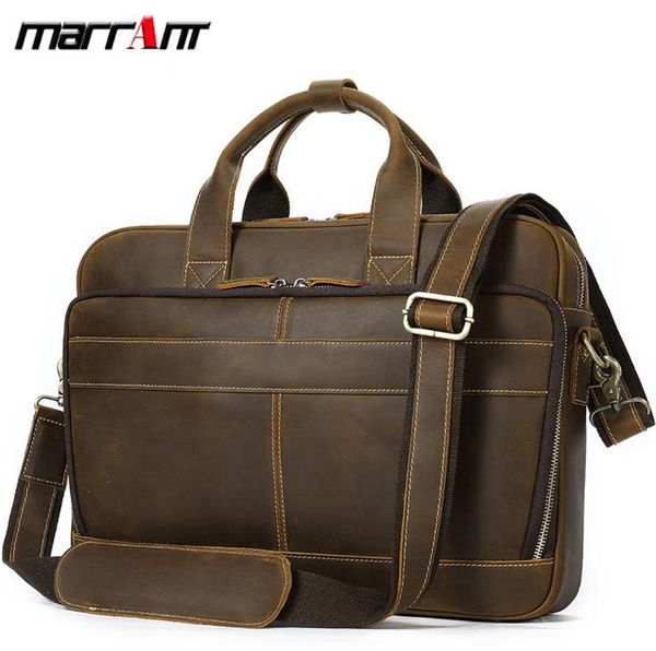 european and american explosion style leather men's business briefcase large capacity can handbag retro trend men's first layer co
european and american explosion style leather men's business briefcase large capacity can handbag retro trend men's first layer co