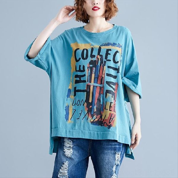 2020 large-size fashion women's loose t-shirt short-sleeved t-shirt western-style age-reducing and slimming with 200 jin, White
2020 large-size fashion women's loose t-shirt short-sleeved t-shirt western-style age-reducing and slimming with 200 jin, White