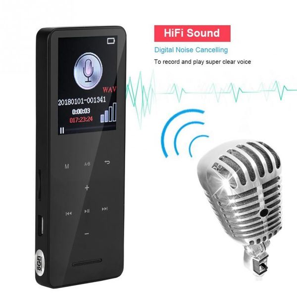 portable hifi bluetooth music player audio recorder with mini wireless digital voice recorder support noise cancelling new
portable hifi bluetooth music player audio recorder with mini wireless digital voice recorder support noise cancelling new