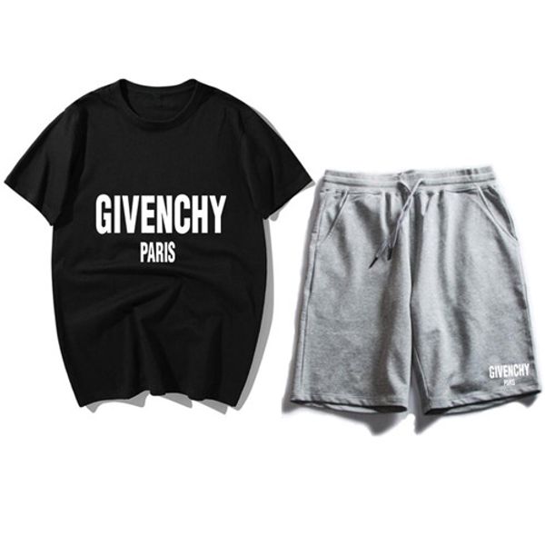 paris luxurious men's designer summer t-shirt short print designer t-shirt fashion men's short sleeve t-shirt s-xxl, Gray