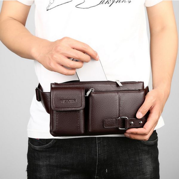 monerffi drop shipping men's vintage leather waist bag multi-function chest bag casual messenger bumbag sale
monerffi drop shipping men's vintage leather waist bag multi-function chest bag casual messenger bumbag sale
