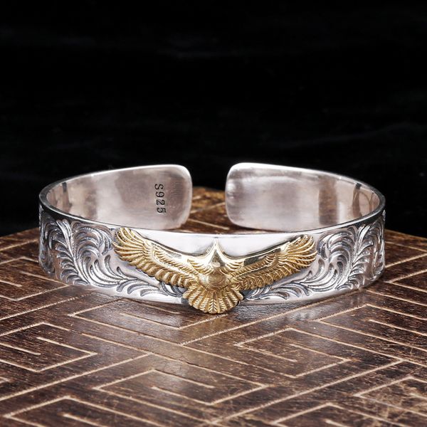 takahashi thai silver old rose flower tang cao brass eagle bracelet s925 sterling silver bracelet ing, Golden;silver
takahashi thai silver old rose flower tang cao brass eagle bracelet s925 sterling silver bracelet ing, Golden;silver