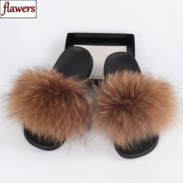 new arrival women 100% natural fox fur slippers girls cute plush fox fur fluffy slides lady winter warm real fur flat sandals cj191212, Black
new arrival women 100% natural fox fur slippers girls cute plush fox fur fluffy slides lady winter warm real fur flat sandals cj191212, Black