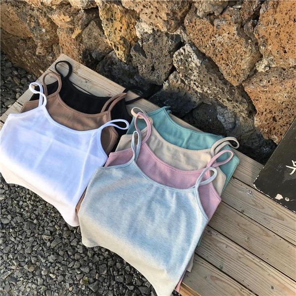 women's tanks & camis 7 colors summer women slim stretchy cropped tank female sleeveless solid t shirts crop dx7003, White
women's tanks & camis 7 colors summer women slim stretchy cropped tank female sleeveless solid t shirts crop dx7003, White