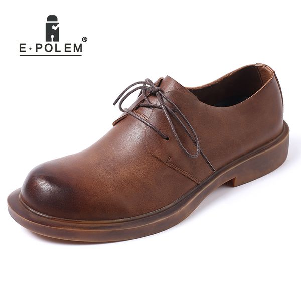 

2018 new arrival fashion genuine leather men oxfords shoes spring autumn lace-up flat shoes black low upper men leather