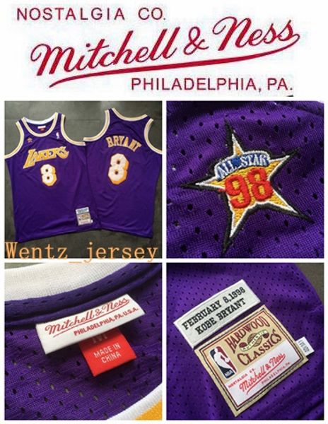 vintage all-star kobe 8 bryant jersey 1998 purple mitchell & ness los angeles lakers hardwoods stitched retro bryant basketball jerseys, Black;red
vintage all-star kobe 8 bryant jersey 1998 purple mitchell & ness los angeles lakers hardwoods stitched retro bryant basketball jerseys, Black;red