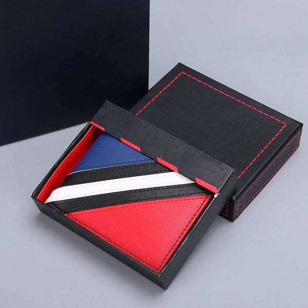 code 1211 fahion men wallets genuine leather designer mens wallet patchwork short purse with coin pocket card holders high quality, Red;black
code 1211 fahion men wallets genuine leather designer mens wallet patchwork short purse with coin pocket card holders high quality, Red;black