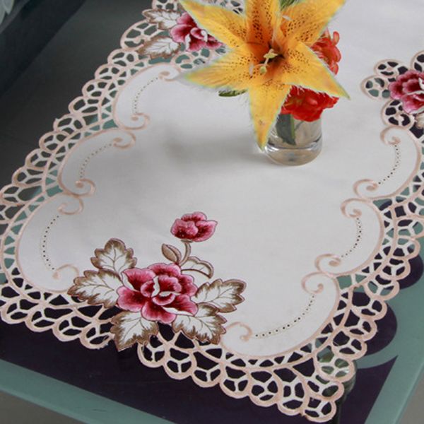 floral tablecloth embroidered lace satin fabric wedding parties graduations table mat decoration
floral tablecloth embroidered lace satin fabric wedding parties graduations table mat decoration