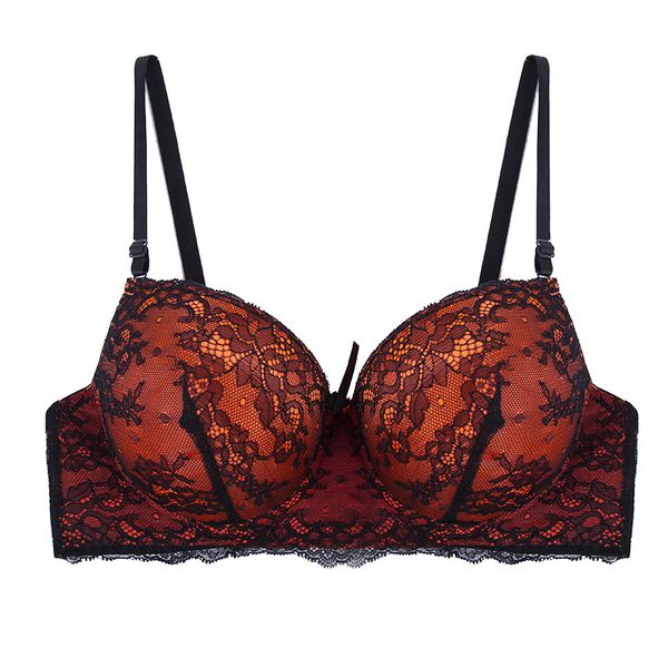 bras large size lace for women push up brassiere lingerie wire bralette 90 bc cup underwear fashion female intimates, Red;black
bras large size lace for women push up brassiere lingerie wire bralette 90 bc cup underwear fashion female intimates, Red;black