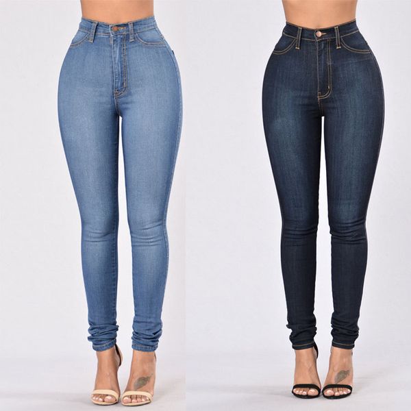 jeans pencil-pants skinny high-waist bleached plus-size denim women minimalism stretch dm001, Blue
jeans pencil-pants skinny high-waist bleached plus-size denim women minimalism stretch dm001, Blue