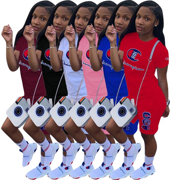 Women champion letter track uit hort leeve t hirt crop hort hort pant 2pc et champi outfit ummer port wear clothing 019
Women champion letter track uit hort leeve t hirt crop hort hort pant 2pc et champi outfit ummer port wear clothing 019