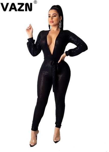 vazn new 2020 fashion v-neck solid safari style high street jumpsuits casual bodycon long pants slim long jumpsuit, Black;white
vazn new 2020 fashion v-neck solid safari style high street jumpsuits casual bodycon long pants slim long jumpsuit, Black;white
