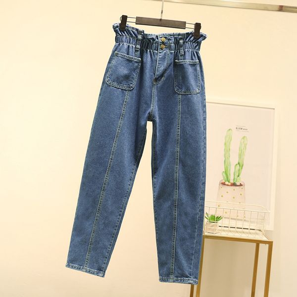 plus size 5xl blue paperbag waist harem jeans 2019 autumn winter new front stripes pockets loose high waist denim pants trousers
plus size 5xl blue paperbag waist harem jeans 2019 autumn winter new front stripes pockets loose high waist denim pants trousers