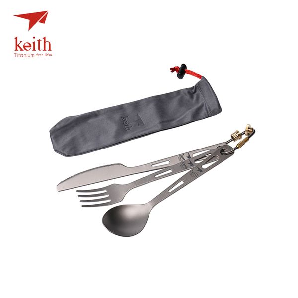 keith 3 in 1 titanium spoon fork knife cutlery sets with titanium carabiner camping cutlery outdoor tableware spork ti5310 53g
keith 3 in 1 titanium spoon fork knife cutlery sets with titanium carabiner camping cutlery outdoor tableware spork ti5310 53g