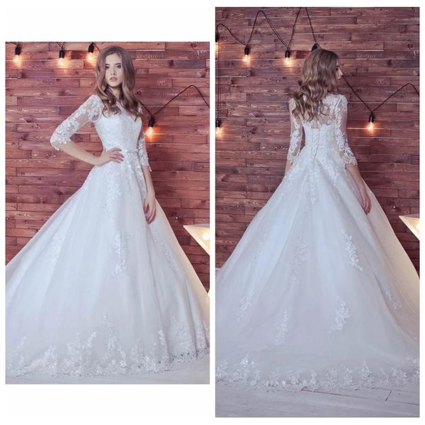 fluffy lace applique ball gown wedding dresses with sweep train white wedding dress with 1/2 sleeve boho wedding dress with sweep train
fluffy lace applique ball gown wedding dresses with sweep train white wedding dress with 1/2 sleeve boho wedding dress with sweep train