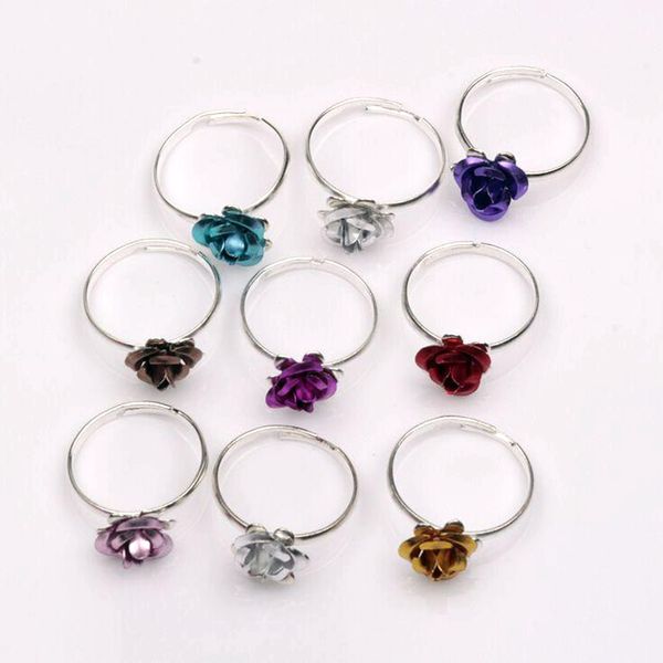 Hot ! 100pcs/lots Fashion Fresh Colorful Little Flower Rings Resizable DIY Accessories Women's Rings Women's Gifts
Hot ! 100pcs/lots Fashion Fresh Colorful Little Flower Rings Resizable DIY Accessories Women's Rings Women's Gifts