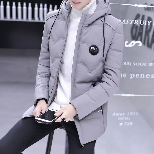 2019 winter new men's lightweight down cotton-padded jacket short slim fit leisure trend cotton coat handsome cotton coat, Black
2019 winter new men's lightweight down cotton-padded jacket short slim fit leisure trend cotton coat handsome cotton coat, Black