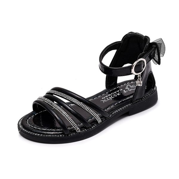 fashion summer girls princess bow-knot beach sandals casual butterfly-knot rhinestone kids leather flats for medium big children t200411, Black;red 
fashion summer girls princess bow-knot beach sandals casual butterfly-knot rhinestone kids leather flats for medium big children t200411, Black;red