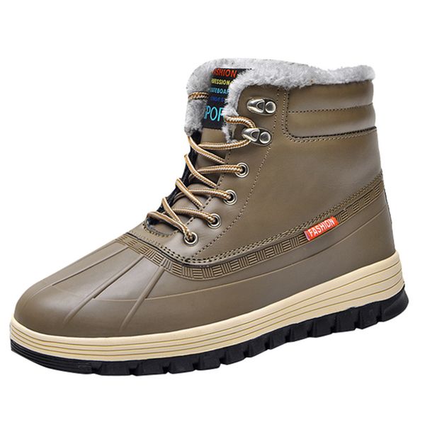 waterproof comfortable outdoor men's casual plus velvet warm cotton boots male large size short snow boots zapatos de hombre, Black
waterproof comfortable outdoor men's casual plus velvet warm cotton boots male large size short snow boots zapatos de hombre, Black
