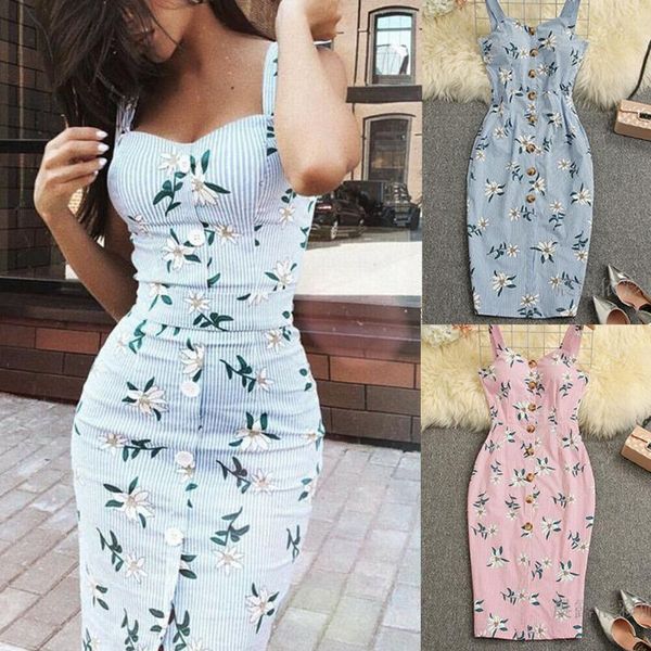 casual dresses fashion women sleeveless button bodycon floral sundress summer midi dress female party club spaghetti outfits, Black;gray
casual dresses fashion women sleeveless button bodycon floral sundress summer midi dress female party club spaghetti outfits, Black;gray