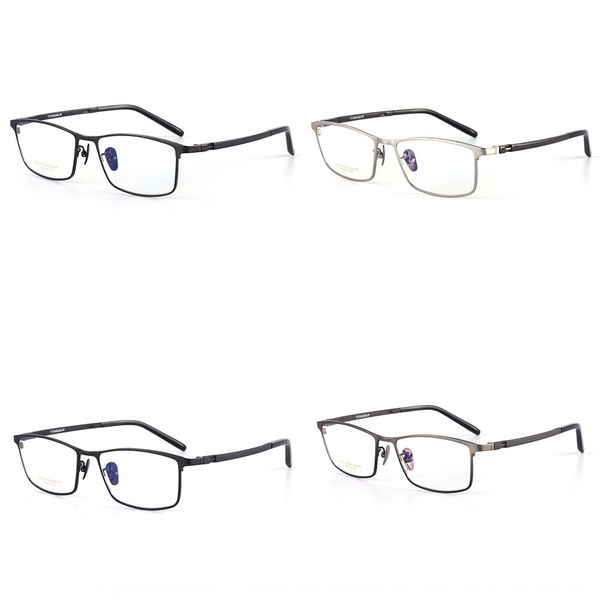 men's 18k pure titanium men's ultra light business half- glasses frame glasses frame, Silver
men's 18k pure titanium men's ultra light business half- glasses frame glasses frame, Silver