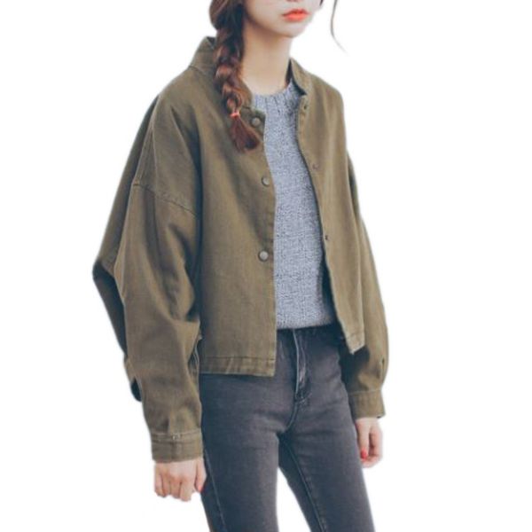 oversize coats outerwear & coats jackets long batwing sleeve button short jacket and jackets women boyfriend h, Black;brown
oversize coats outerwear & coats jackets long batwing sleeve button short jacket and jackets women boyfriend h, Black;brown