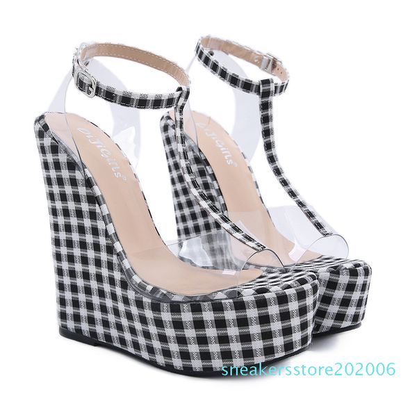 dames sandalen femme transparent heels wedges sandals for women 16cm heel platform sandals wedges hight heels women sandles s06, Black
dames sandalen femme transparent heels wedges sandals for women 16cm heel platform sandals wedges hight heels women sandles s06, Black