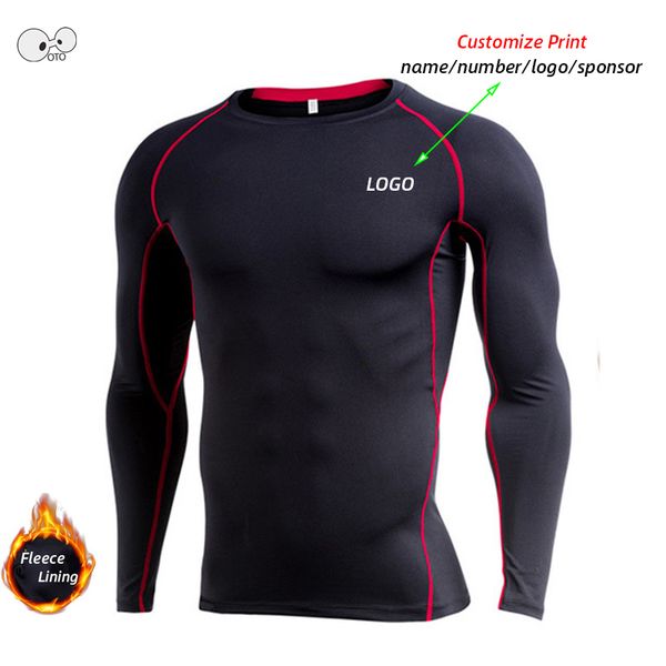customize print winter fleece running shirt men's long sleeve gym fitness rashgard compression tee sportswear plus size 6xl, Black;blue
customize print winter fleece running shirt men's long sleeve gym fitness rashgard compression tee sportswear plus size 6xl, Black;blue