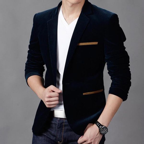 2019 new men's casual slim fit formal one button suit blazer coat jacket, White;black
2019 new men's casual slim fit formal one button suit blazer coat jacket, White;black