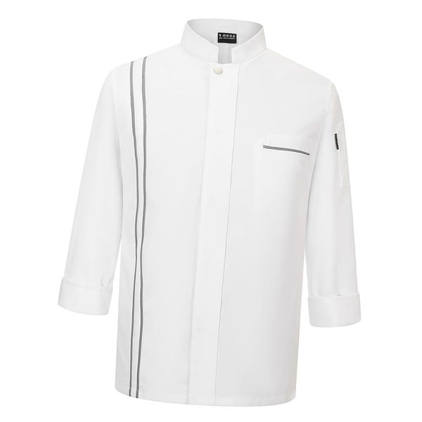 winter chef jackets long sleeved coat ls kitchen uniforms for women men, Black;white
winter chef jackets long sleeved coat ls kitchen uniforms for women men, Black;white