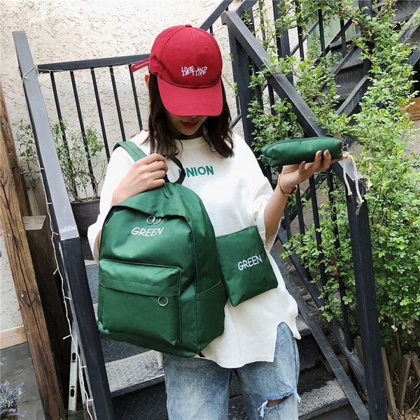 40#green backpack women bag back girls 2019 bookbag youth student schoolbag bagpack woman back pack black teen school bags
40#green backpack women bag back girls 2019 bookbag youth student schoolbag bagpack woman back pack black teen school bags