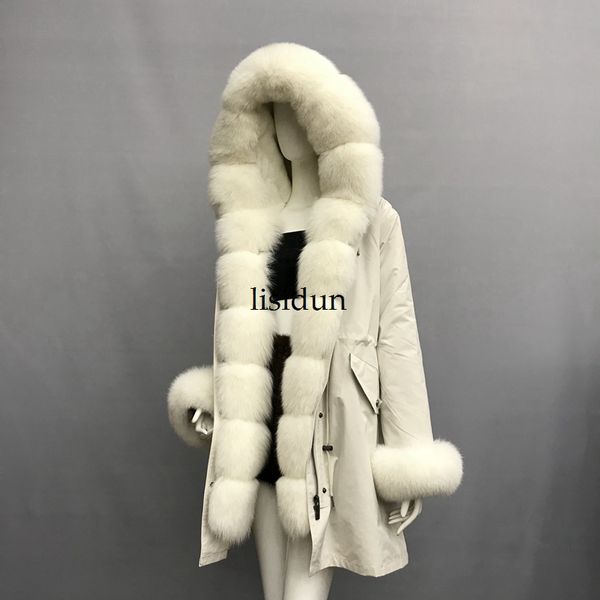 2019 real fur coat parkas winter jacket coat women parka big real raccoon fur collar natural liner long outerwear, Black
2019 real fur coat parkas winter jacket coat women parka big real raccoon fur collar natural liner long outerwear, Black