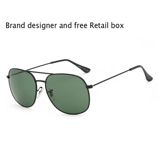 brand sunglasses men women metal frame trends vintage eyewear flat mirror uv400 pilot sun glasses with retail box and case, White;black
brand sunglasses men women metal frame trends vintage eyewear flat mirror uv400 pilot sun glasses with retail box and case, White;black