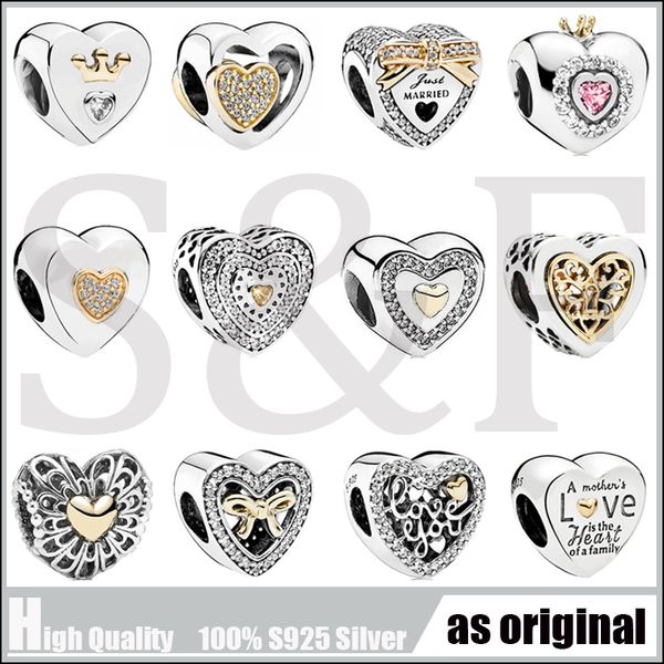 s925 sterling silver two tone wedding just married heart bead charms fits european original charm bracelets diy jewelry making, Bronze;silver
s925 sterling silver two tone wedding just married heart bead charms fits european original charm bracelets diy jewelry making, Bronze;silver