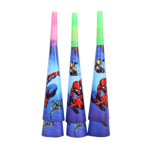 6pcs trumpet party blow out horn theme party noise maker for kids boy girl birthday decoration
6pcs trumpet party blow out horn theme party noise maker for kids boy girl birthday decoration