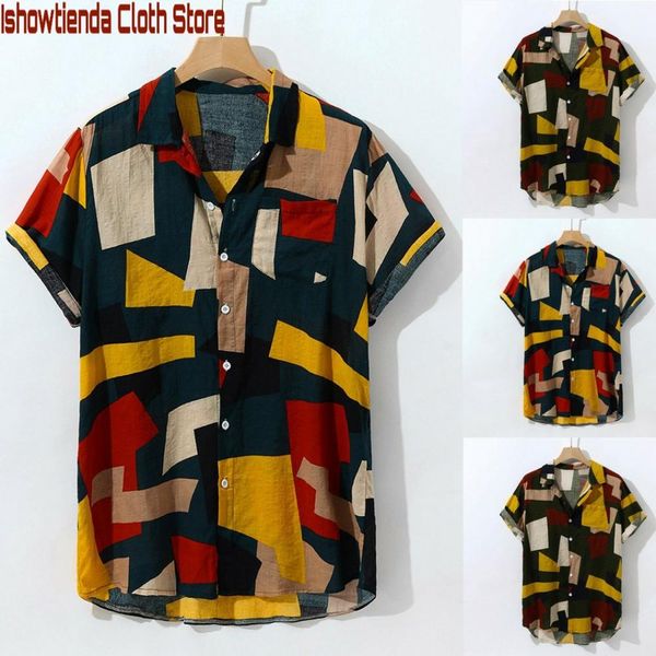 ishowtienda 2019 new arrival summer fashion men's print hawaiian loose short sleeve casual buttons blouse camicia da uomo nuova, White;black
ishowtienda 2019 new arrival summer fashion men's print hawaiian loose short sleeve casual buttons blouse camicia da uomo nuova, White;black