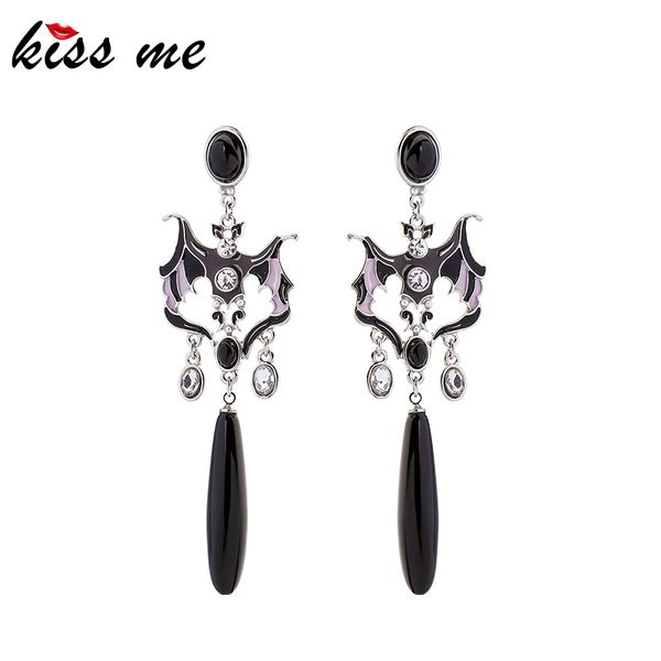kiss me abstract enamel bat crystal tassel drop earrings for women long black resin dangle earrings fashion jewelry accessories, Golden
kiss me abstract enamel bat crystal tassel drop earrings for women long black resin dangle earrings fashion jewelry accessories, Golden