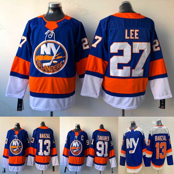 

Men's New York Islanders Jerseys Mathew Barzal John Tavares Anders Lee Fanatics Branded Royal Premier Breakaway Player Hockey Jersey