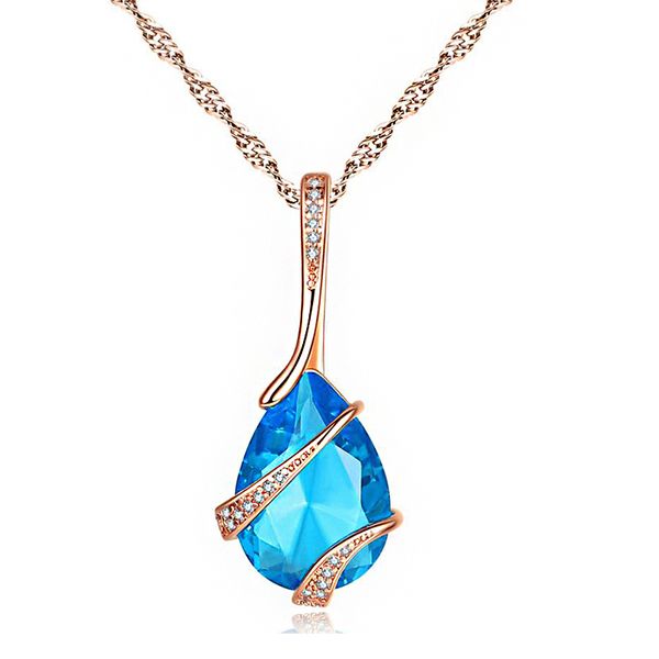 luxurious blue water drop crystal zirconia pendant necklaces silver rose gold chain fashion wedding party jewelry gift for women
luxurious blue water drop crystal zirconia pendant necklaces silver rose gold chain fashion wedding party jewelry gift for women