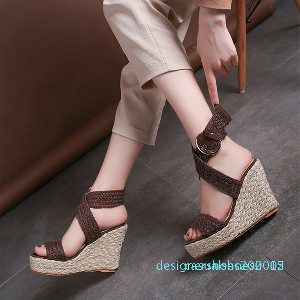 women wedge sandals female platform new rome high heel sandals fashion ankle strap open toe ladies shoes zapatos de mujer d05, Black
women wedge sandals female platform new rome high heel sandals fashion ankle strap open toe ladies shoes zapatos de mujer d05, Black