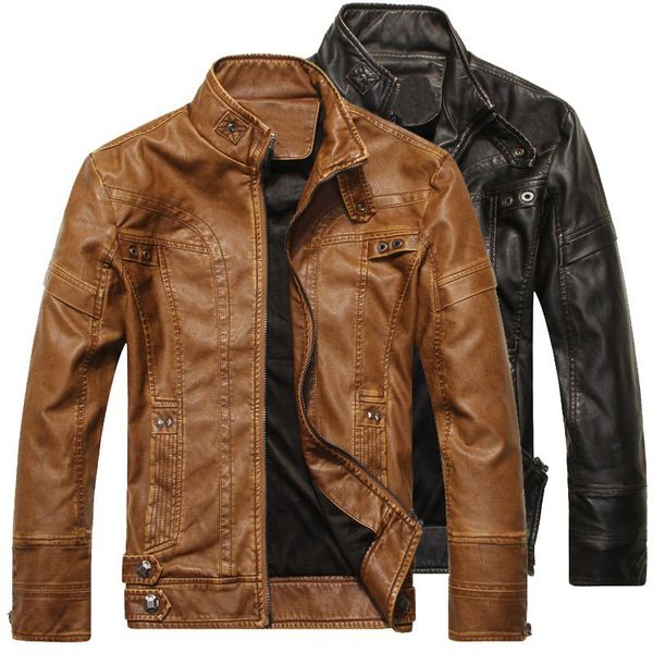 mens pu leather jacket men motorcycle winter coat mens warm casual leather jackets male slim fit bomber windbreaker, Black;brown
mens pu leather jacket men motorcycle winter coat mens warm casual leather jackets male slim fit bomber windbreaker, Black;brown