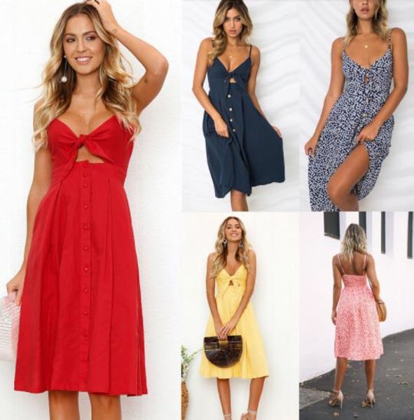 bow backless polka dots print beach summer women 2018 cotton deep v neck buttons red white off shoulder midi dresses 4829, Black;gray
bow backless polka dots print beach summer women 2018 cotton deep v neck buttons red white off shoulder midi dresses 4829, Black;gray