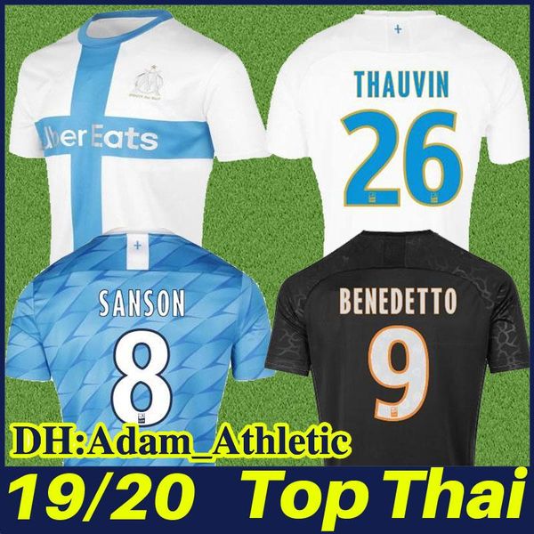 19/20 olympique marseille soocer jersey #8 sanson #9 benedetto #10 payet #26 thauvin football shirts .ocampos strootman camisa de marseille, Black;yellow
19/20 olympique marseille soocer jersey #8 sanson #9 benedetto #10 payet #26 thauvin football shirts .ocampos strootman camisa de marseille, Black;yellow