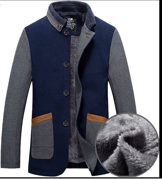 spring and autumn winter wool coat add woolen cloth skinny men's cotton winter jacket,ing, Black
spring and autumn winter wool coat add woolen cloth skinny men's cotton winter jacket,ing, Black