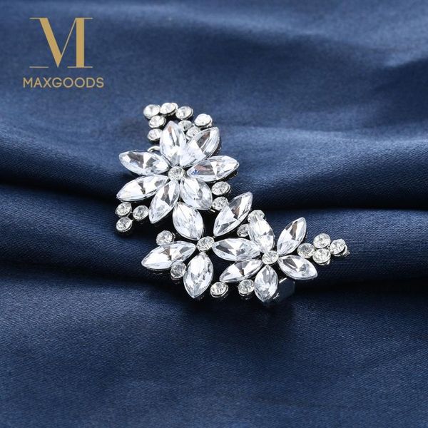 2pcs fashion shiny crystal flower petal barrette rhinestone hair clip hairpin for wedding bride bridesmaid hair accessories, Golden;white
2pcs fashion shiny crystal flower petal barrette rhinestone hair clip hairpin for wedding bride bridesmaid hair accessories, Golden;white